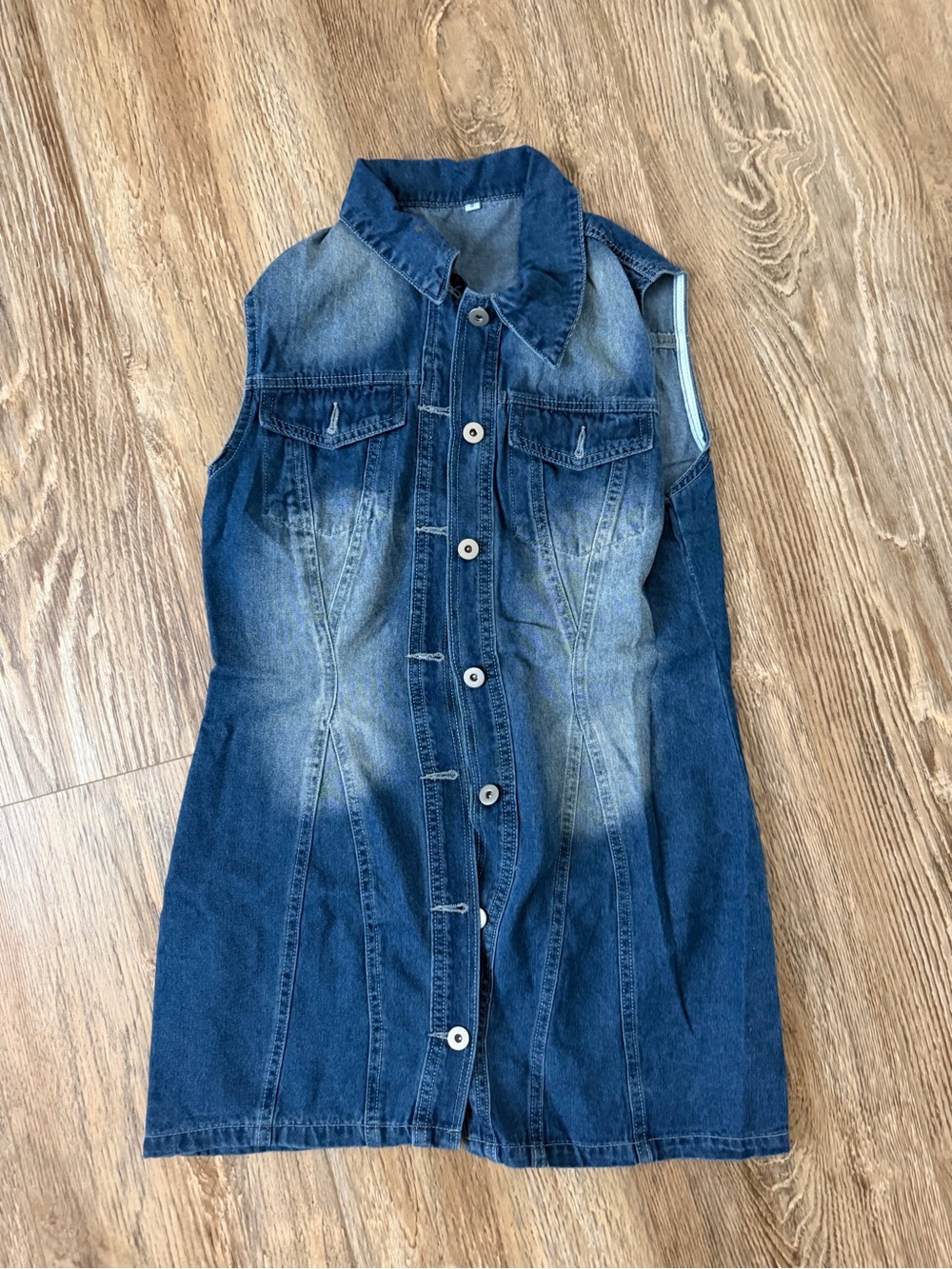 Women’s Dark Blue Denim Button-Front Dress Size small Brand new